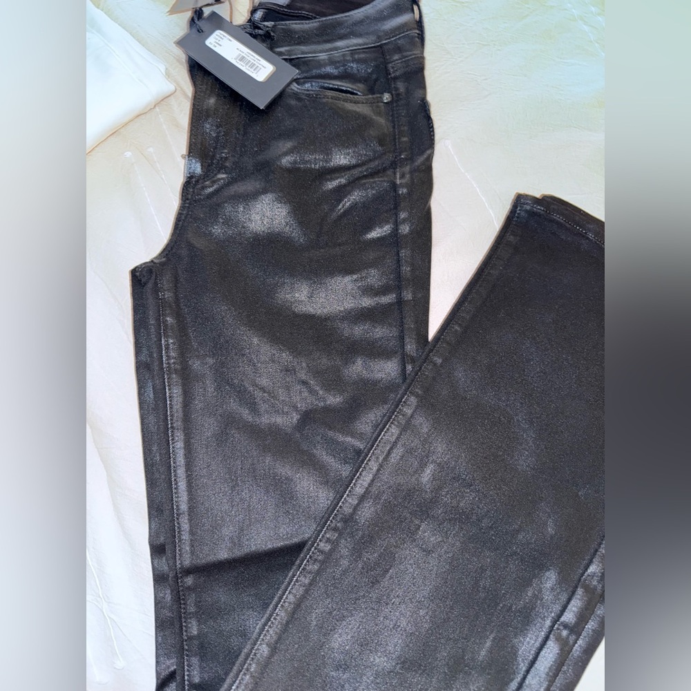 PAIGE  Black Lux Coating Jeans NEW!
